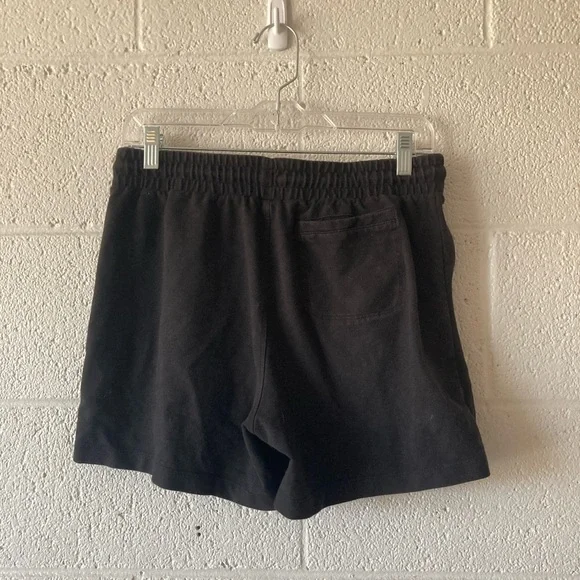 FINAL PRICE Athletic Works Black Drawstring Sweat Shorts M - Picture 4 of 5